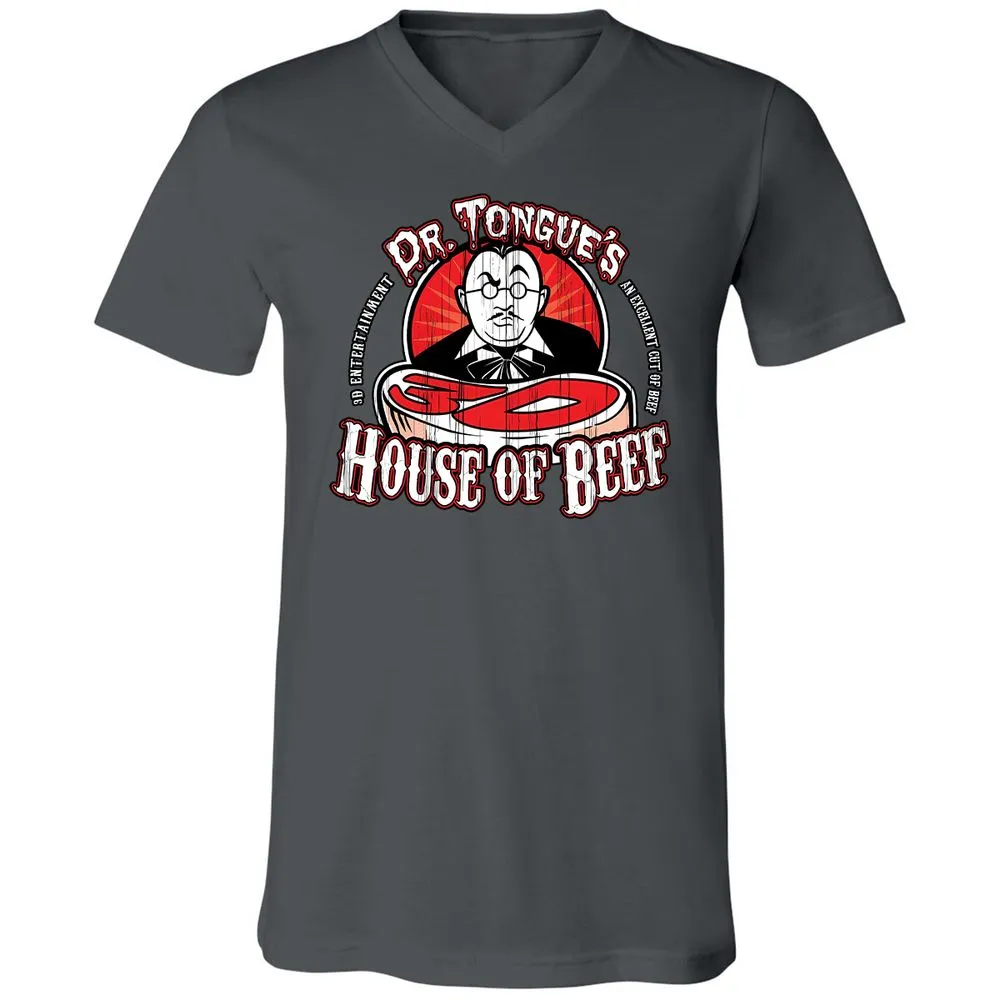 Unisex V-Neck T-Shirt - SBEGY3YB - Asphalt - 12