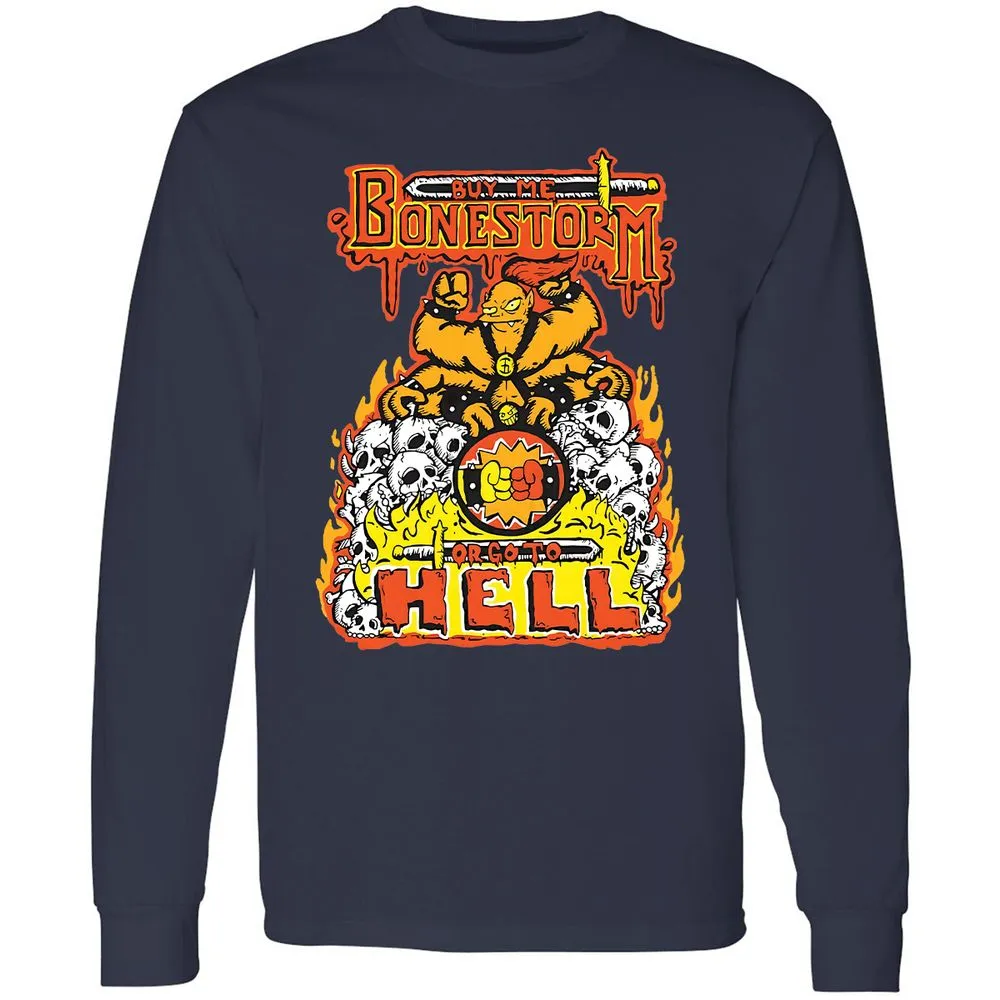 Long Sleeve T-Shirt - 5JJMVSED - Navy - 12