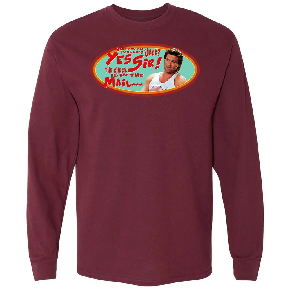 Long Sleeve T-Shirt - XQWTRTQJ - Maroon - 11