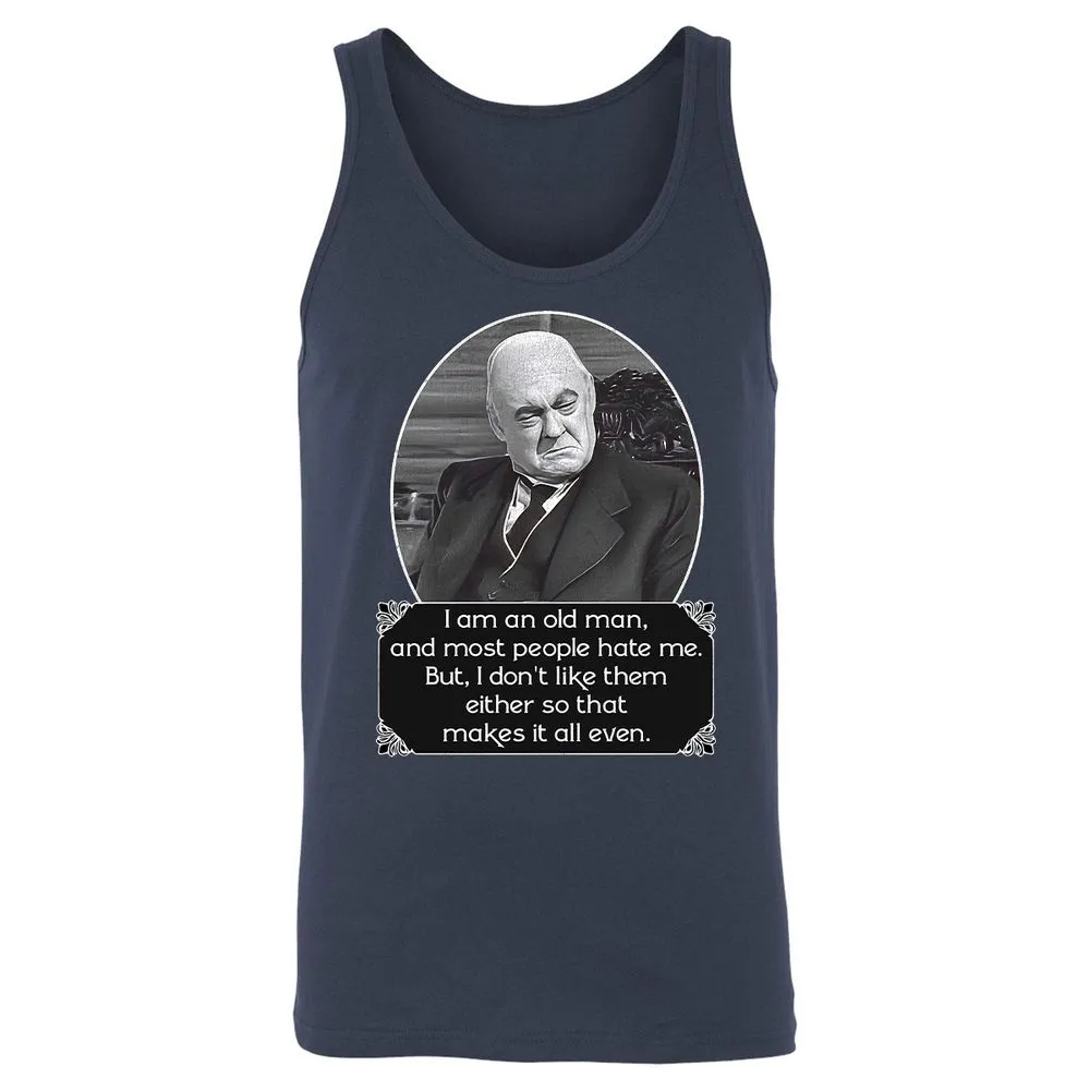 Unisex Jersey Tank - XCW6KEFJ - Navy - 2
