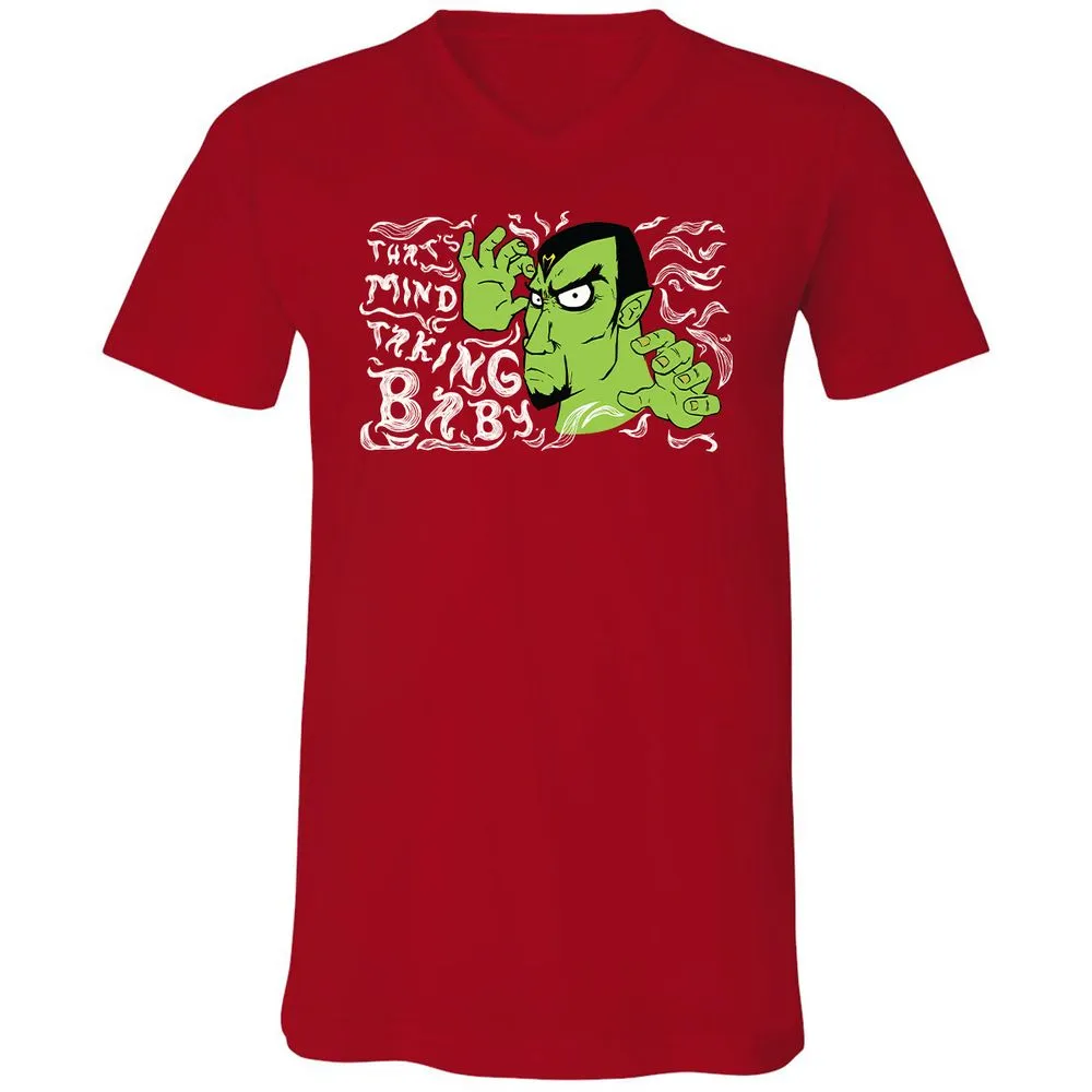 Unisex V-Neck T-Shirt - ZEANUVXZ - Red - 3