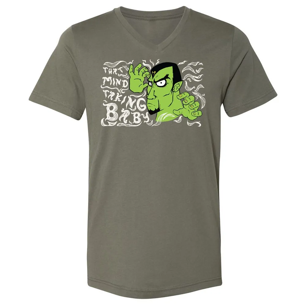 Unisex V-Neck T-Shirt - ZEANUVXZ - Military Green - 10