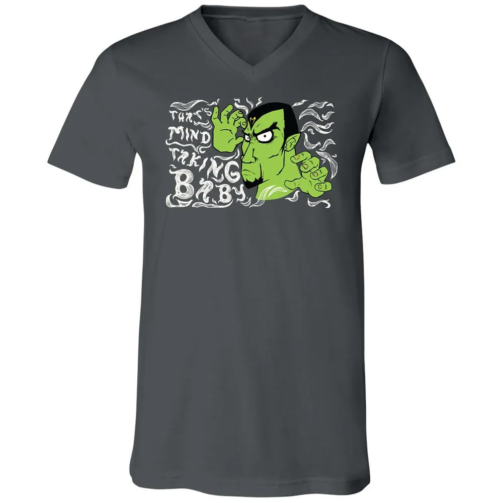 Unisex V-Neck T-Shirt - ZEANUVXZ - Asphalt - 12