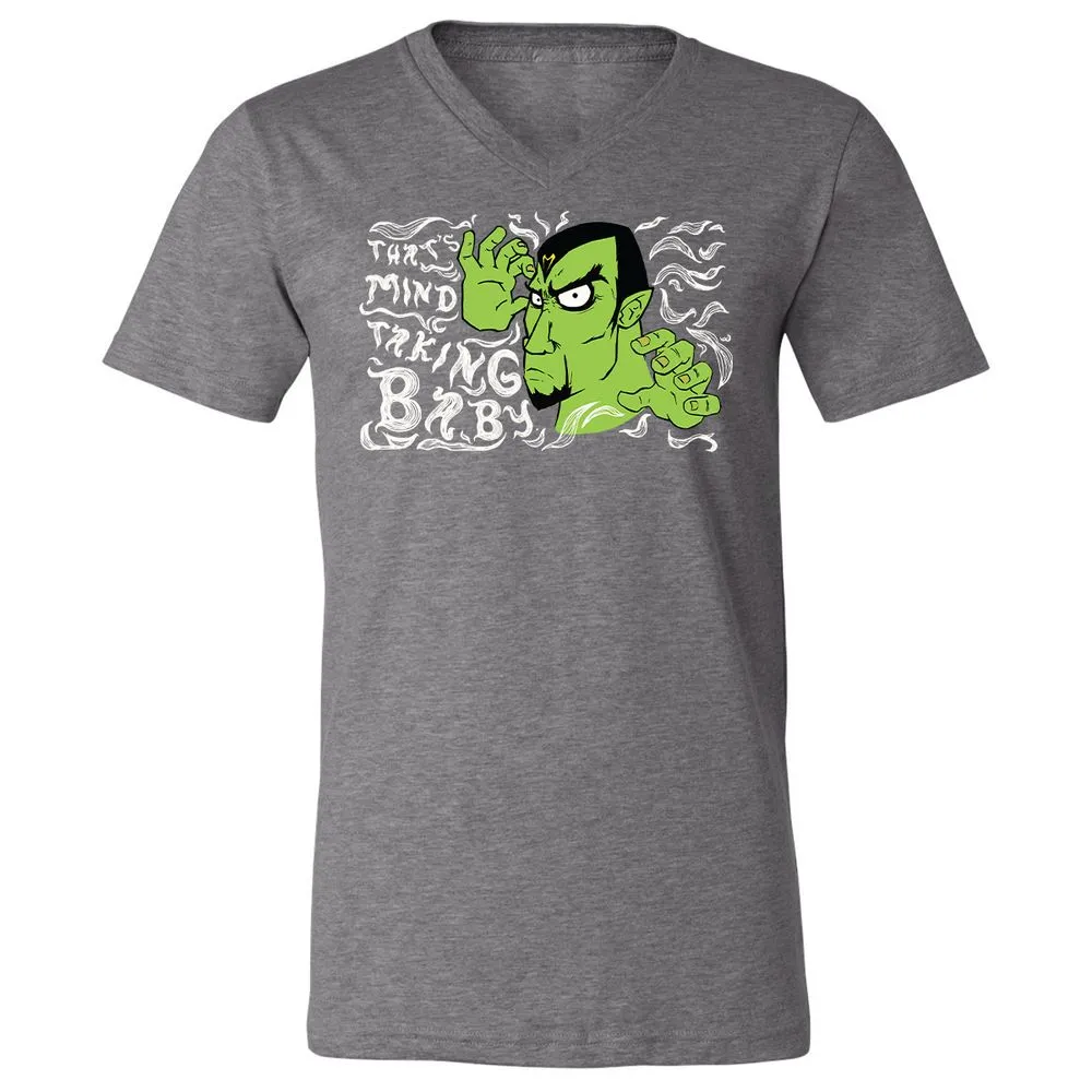 Unisex V-Neck T-Shirt - ZEANUVXZ - Deep Heather - 13
