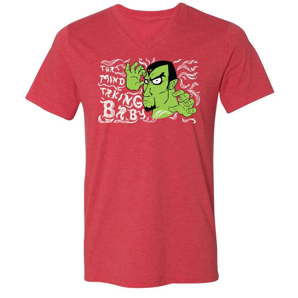 Unisex V-Neck T-Shirt - ZEANUVXZ - Heather Red - 16