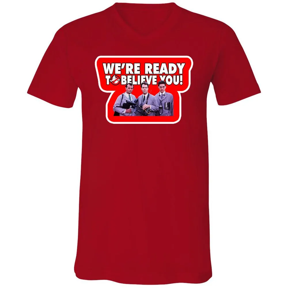 Unisex V-Neck T-Shirt - WM2KV58H - Red - 3
