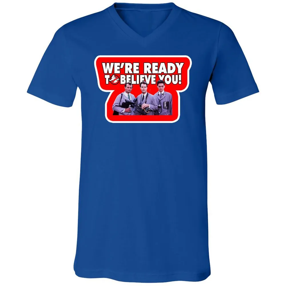 Unisex V-Neck T-Shirt - WM2KV58H - True Royal - 4