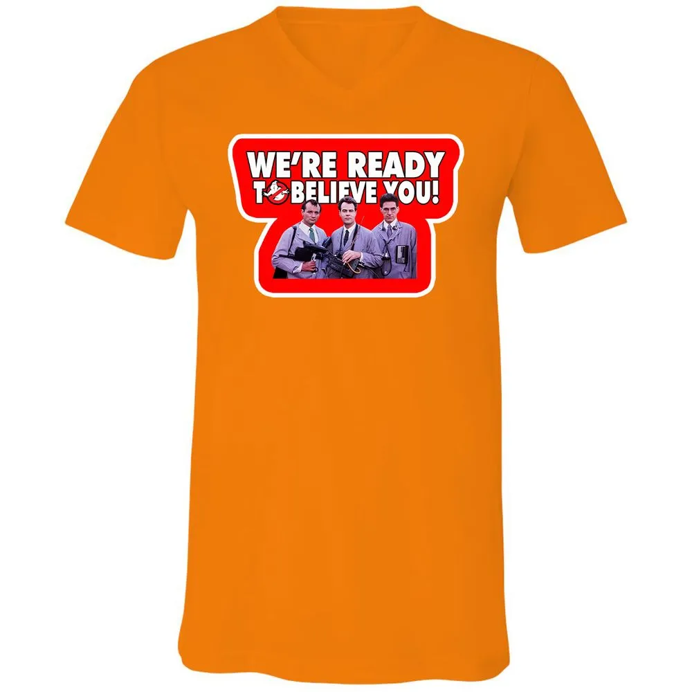 Unisex V-Neck T-Shirt - WM2KV58H - Orange - 11