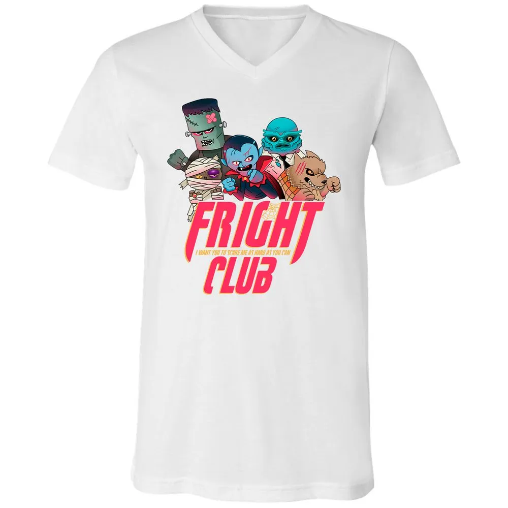 Unisex V-Neck T-Shirt - YJ2N9ZK9 - White - 5