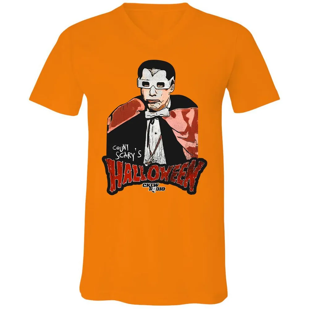 Unisex V-Neck T-Shirt - LRRMPL7Z - Orange - 11