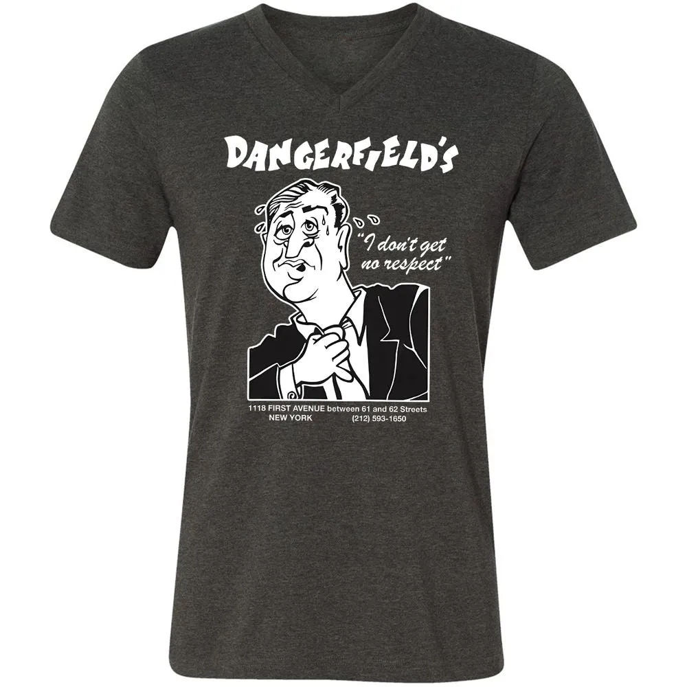 Unisex V-Neck T-Shirt - QSEUU3K2 - Dark Grey Heather - 8