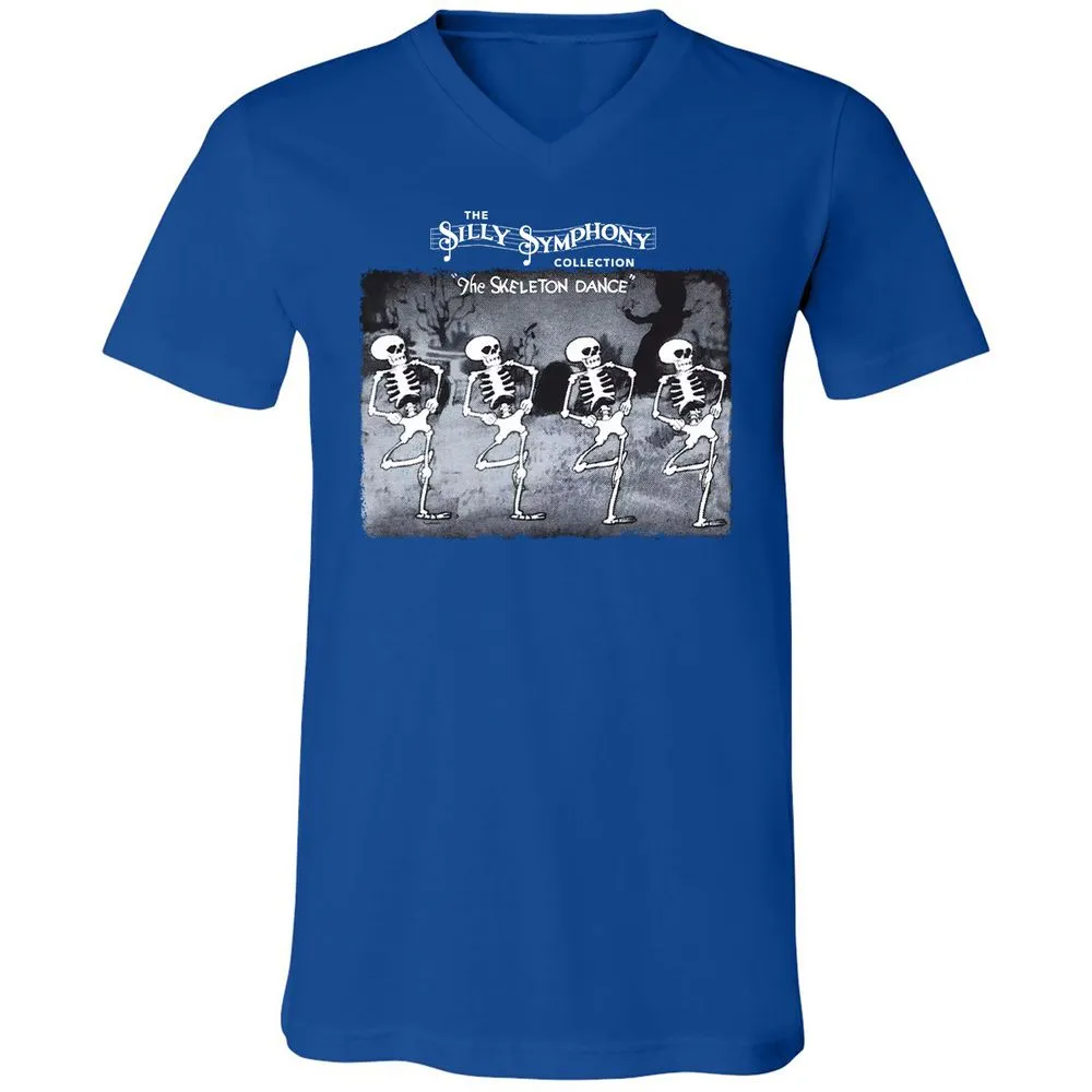 Unisex V-Neck T-Shirt - PZZUQTHR - True Royal - 4