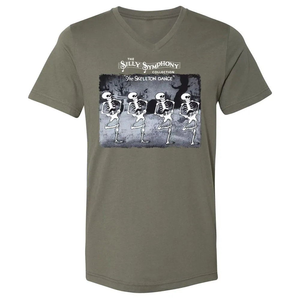 Unisex V-Neck T-Shirt - PZZUQTHR - Military Green - 10