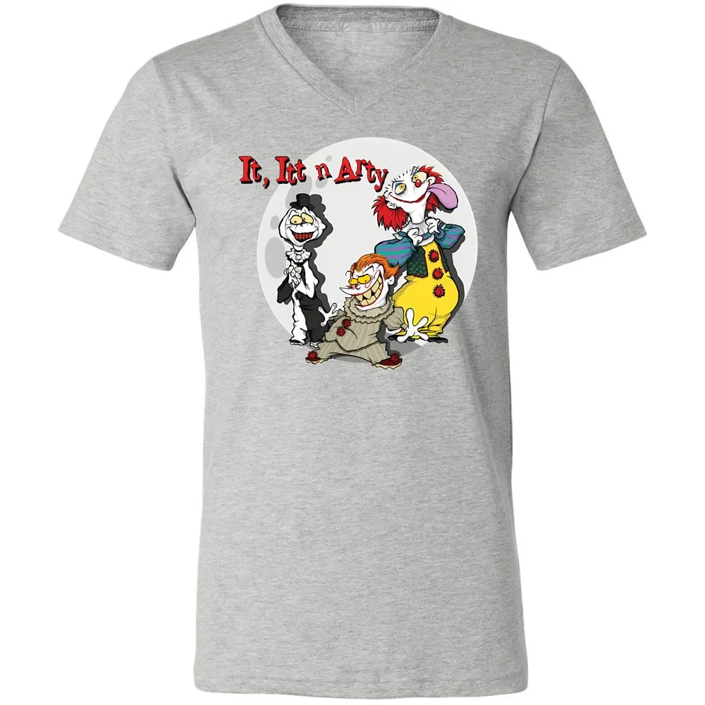 Unisex V-Neck T-Shirt - 2QXVT9FX - Athletic Heather - 7