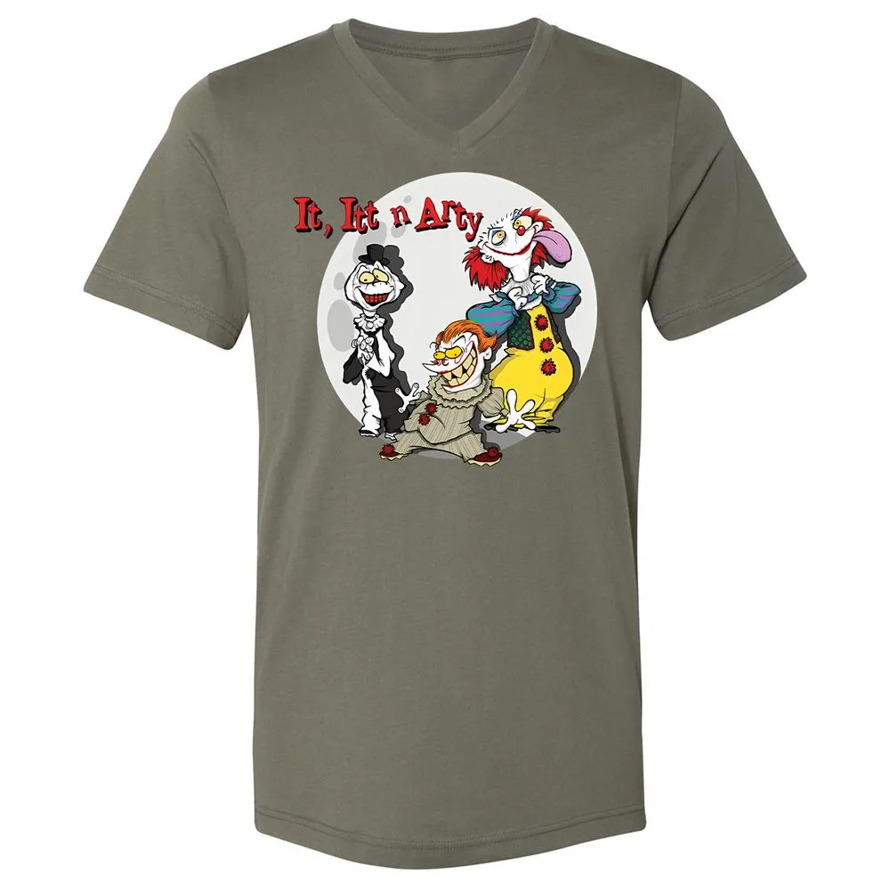 Unisex V-Neck T-Shirt - 2QXVT9FX - Military Green - 10