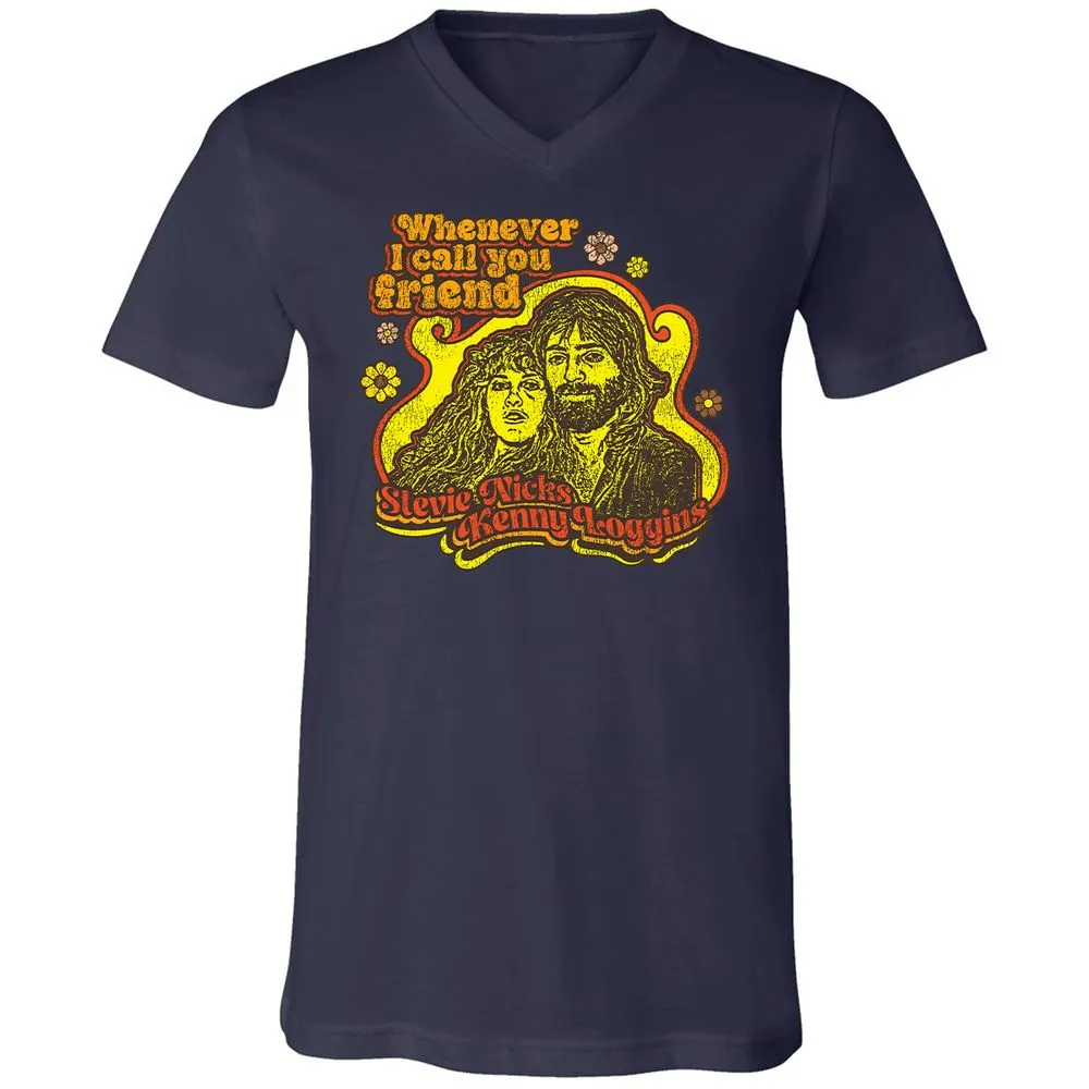Unisex V-Neck T-Shirt - N75G6HJA - Navy - 2