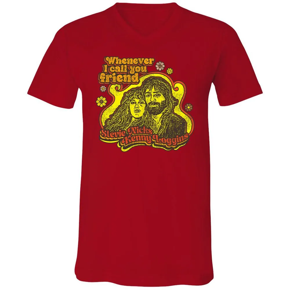 Unisex V-Neck T-Shirt - N75G6HJA - Red - 3