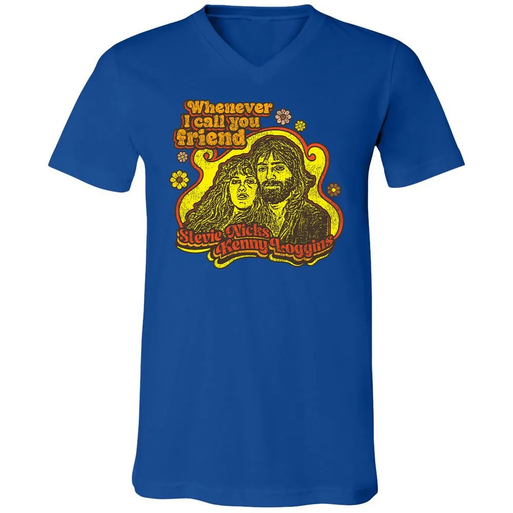 Unisex V-Neck T-Shirt - N75G6HJA - True Royal - 4