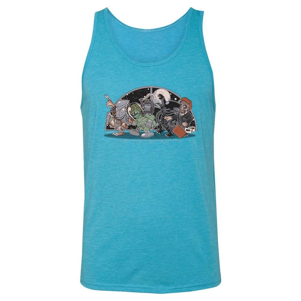 Unisex Jersey Tank - 68H65DQ9 - Aqua Triblend - 3