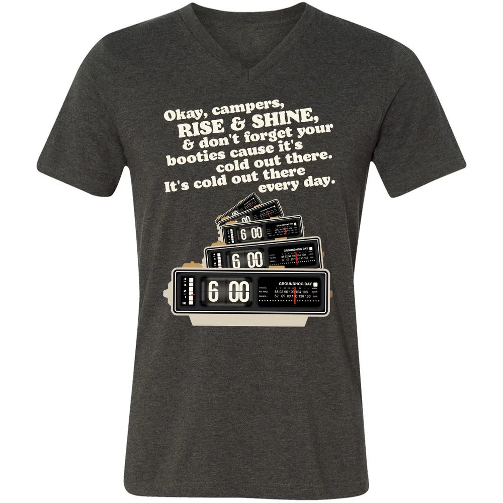 Unisex V-Neck T-Shirt - XYCEET35 - Dark Grey Heather - 8