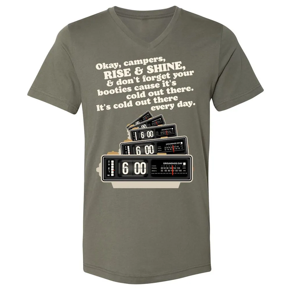 Unisex V-Neck T-Shirt - XYCEET35 - Military Green - 10