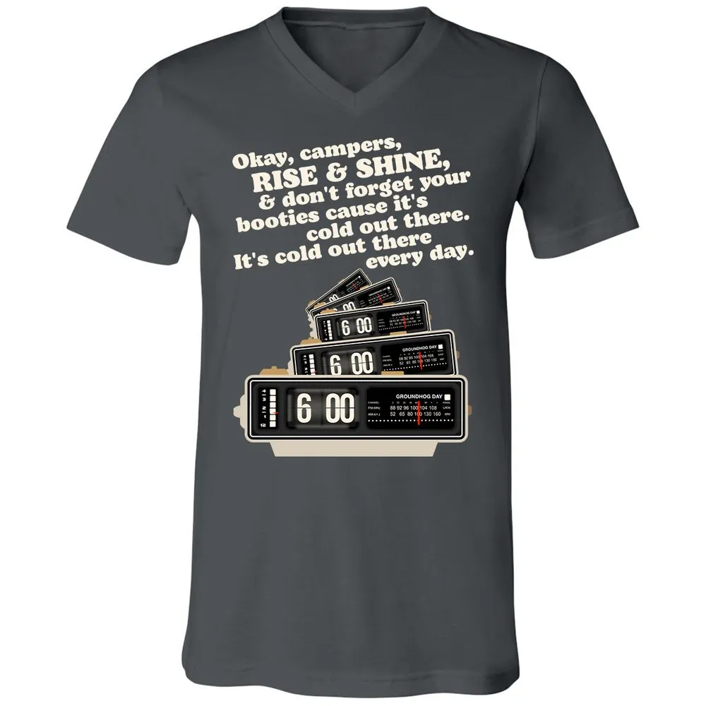 Unisex V-Neck T-Shirt - XYCEET35 - Asphalt - 12