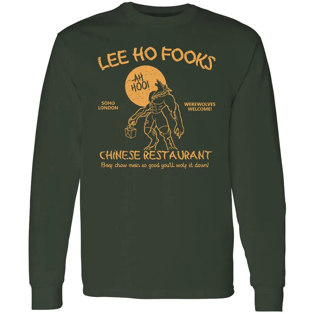 Long Sleeve T-Shirt - 3LQXNTVP - Forest Green - 4