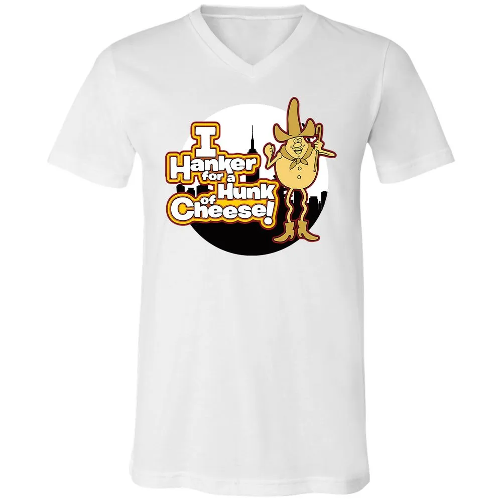 Unisex V-Neck T-Shirt - FJUKZBV6 - White - 5