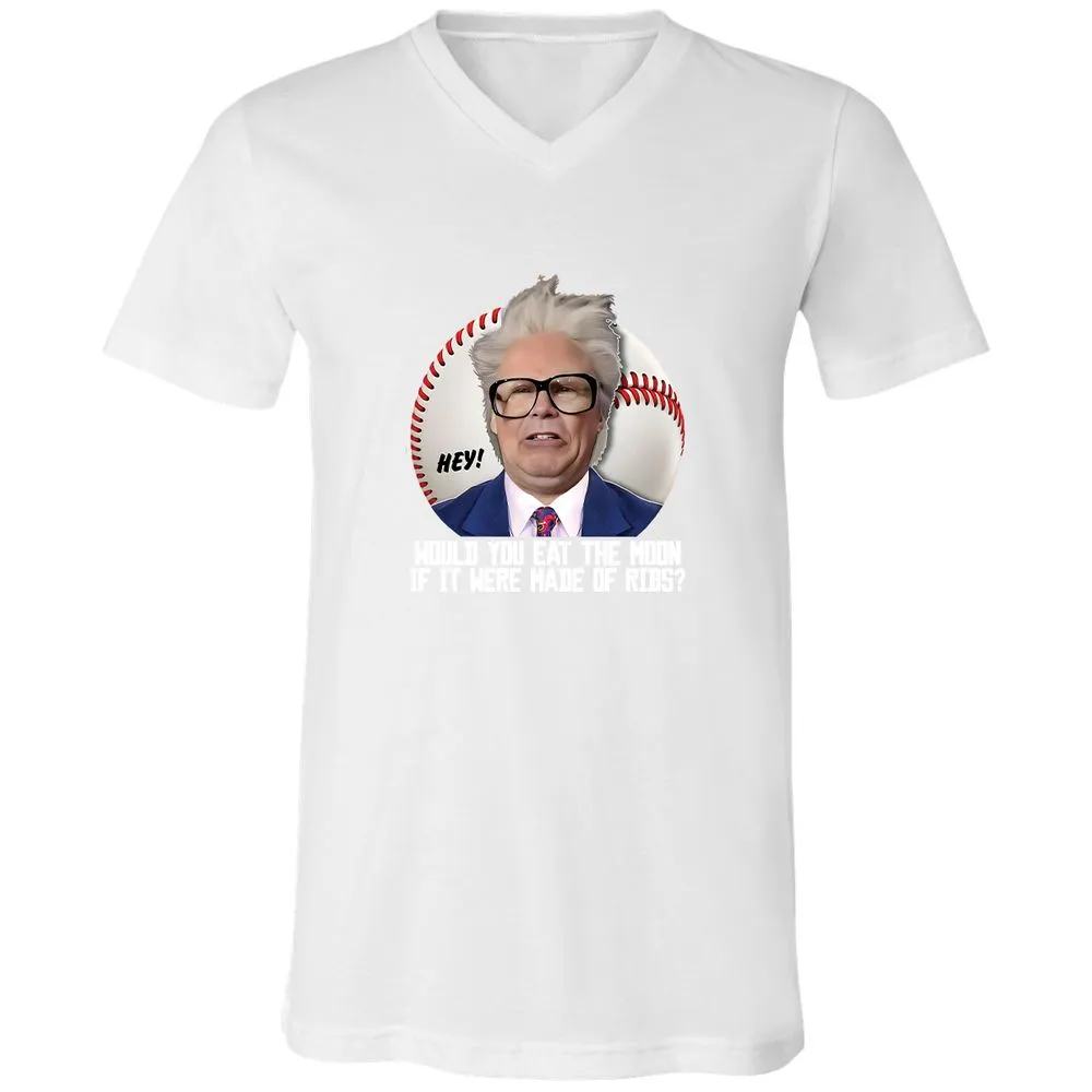 Unisex V-Neck T-Shirt - KVWD54U4 - White - 5