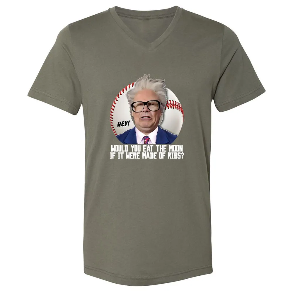 Unisex V-Neck T-Shirt - KVWD54U4 - Military Green - 10