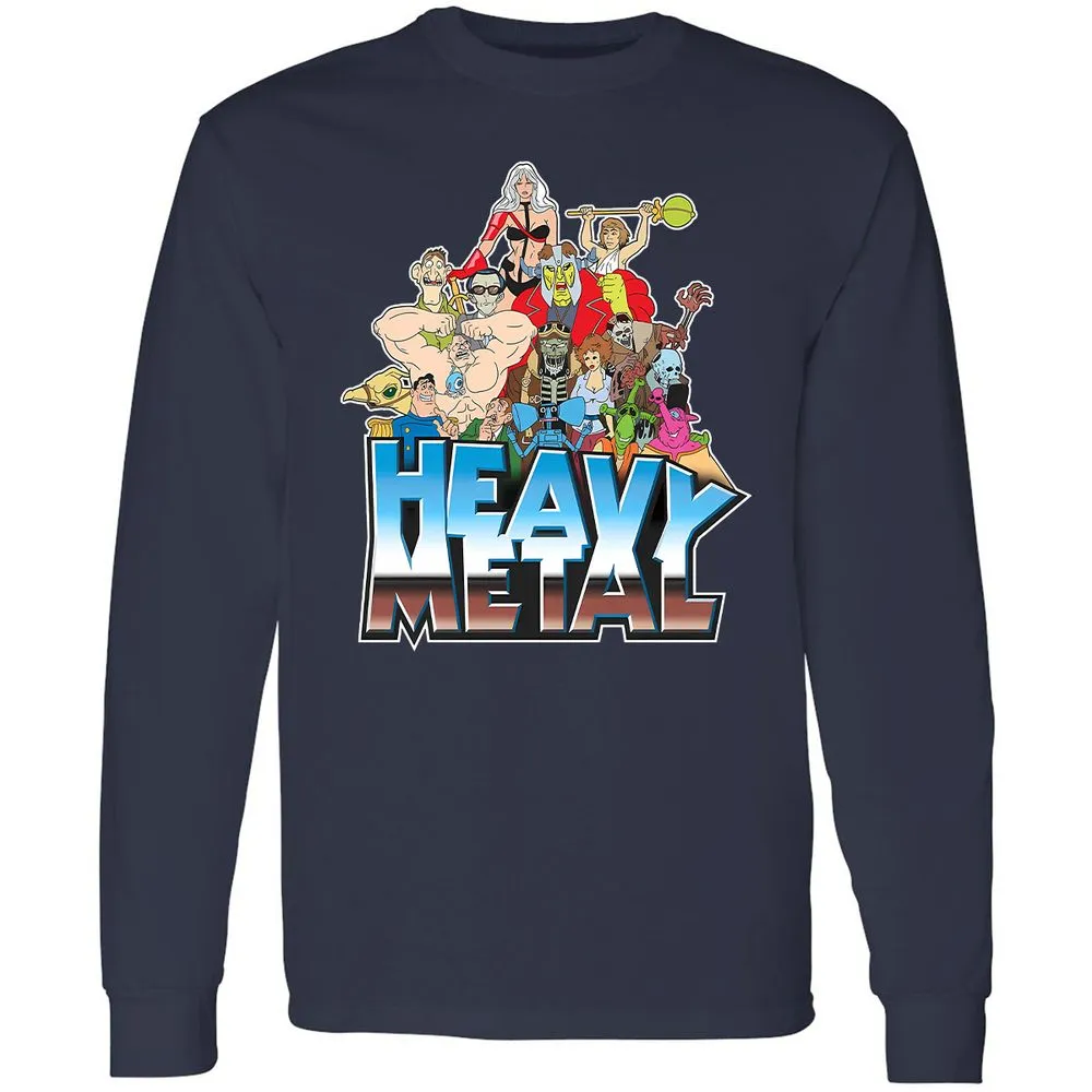 Long Sleeve T-Shirt - 92U6D8L6 - Navy - 2