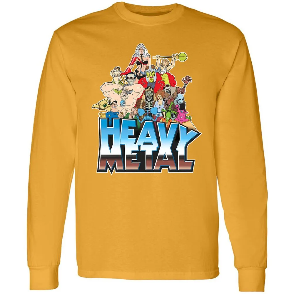 Long Sleeve T-Shirt - 92U6D8L6 - Gold - 9