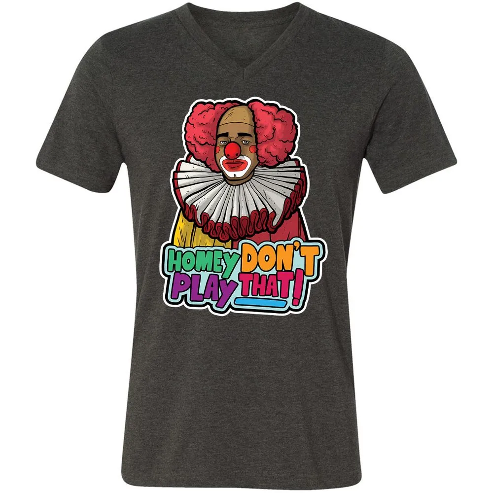 Unisex V-Neck T-Shirt - VPRTVMH9 - Dark Grey Heather - 8