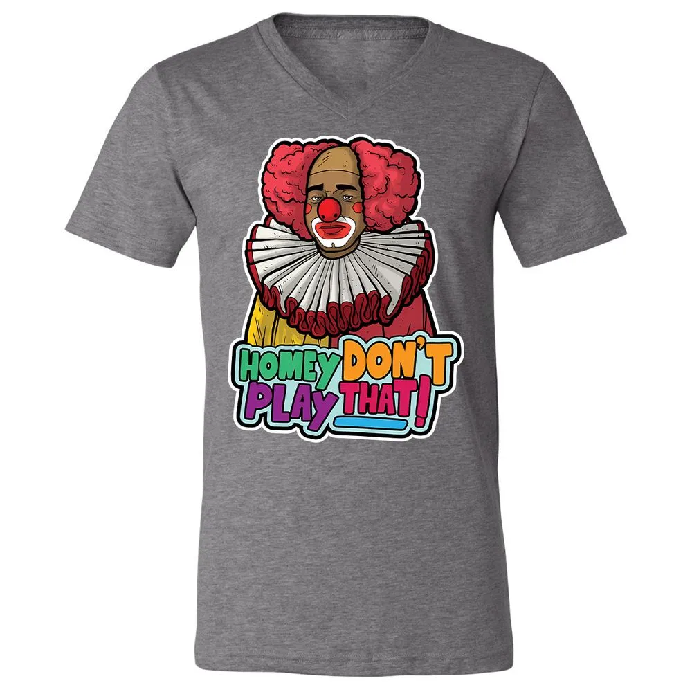Unisex V-Neck T-Shirt - VPRTVMH9 - Deep Heather - 13