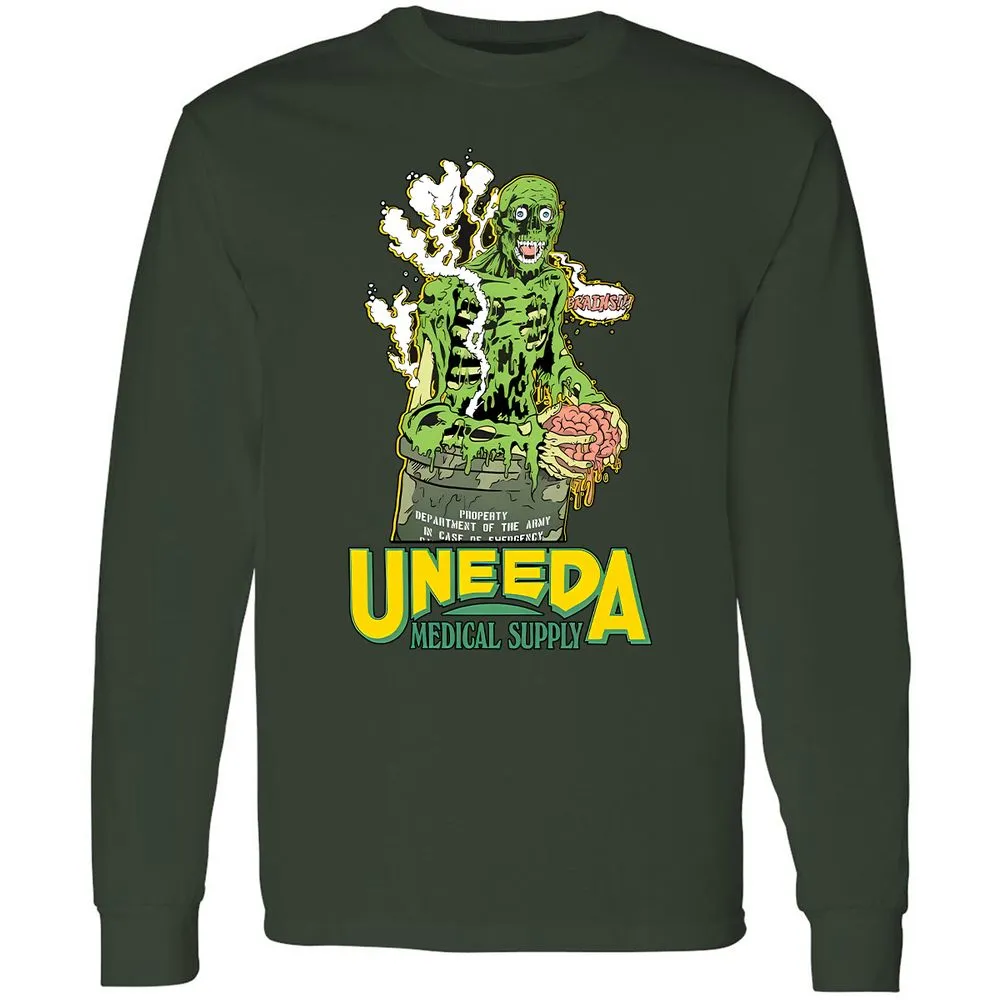 Long Sleeve T-Shirt - F67PURP9 - Forest Green - 4