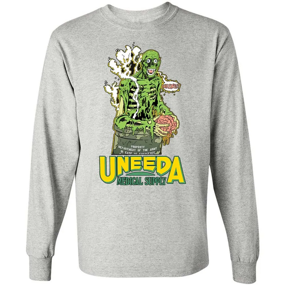 Long Sleeve T-Shirt - F67PURP9 - Ash - 7