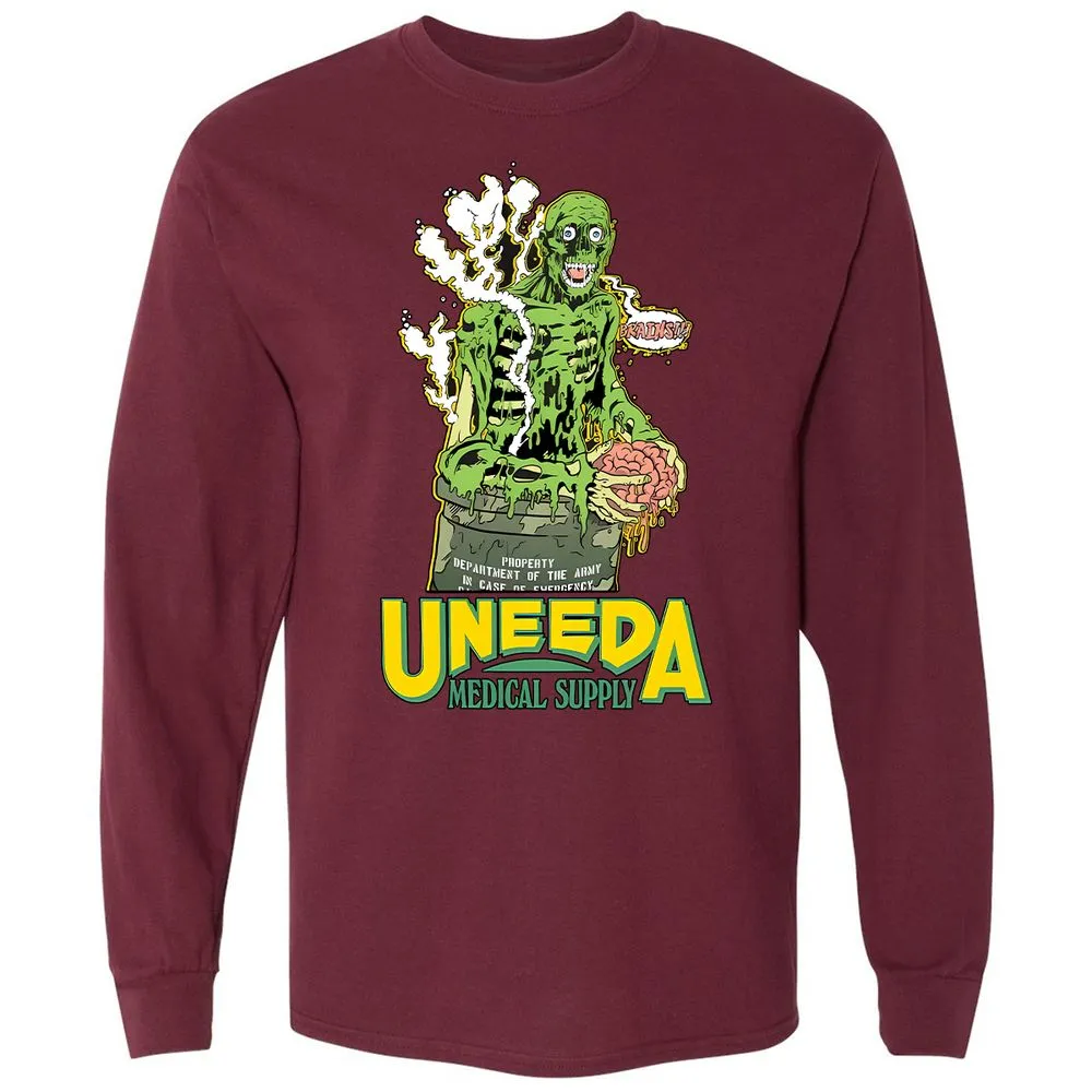 Long Sleeve T-Shirt - F67PURP9 - Maroon - 11