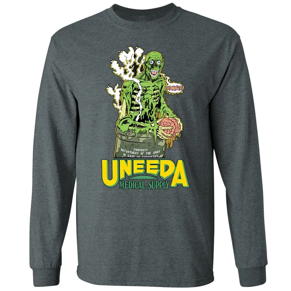 Long Sleeve T-Shirt - F67PURP9 - Dark Heather - 15
