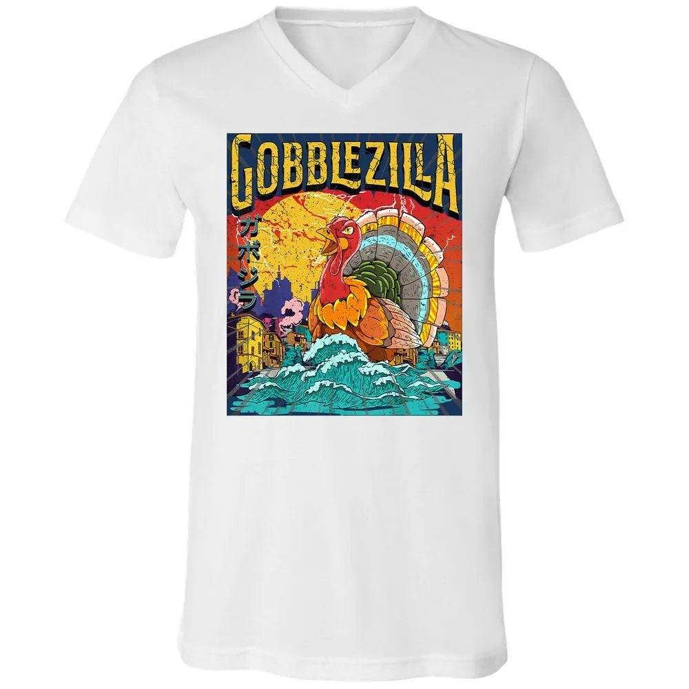 Unisex V-Neck T-Shirt - 96UUY1JW - White - 5