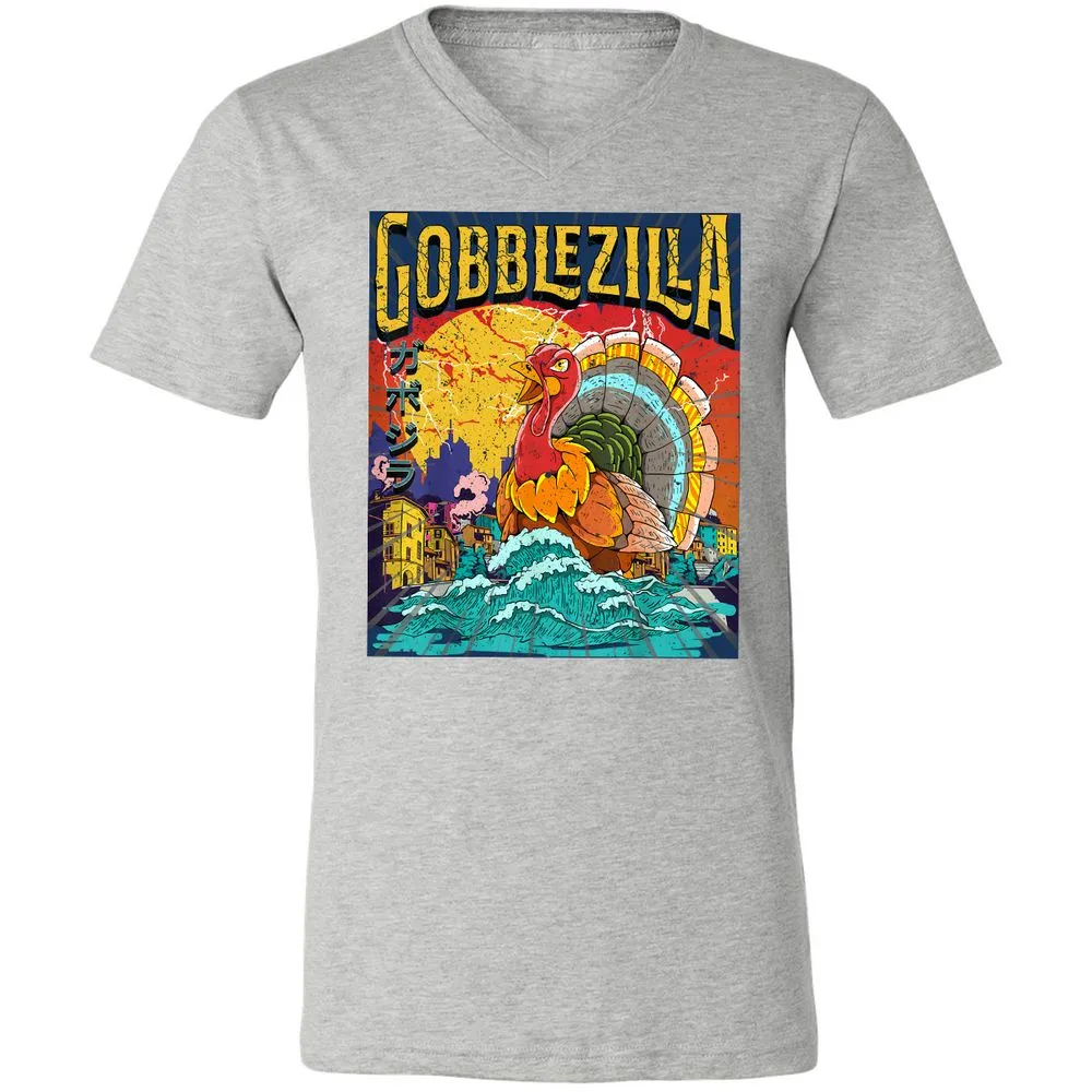 Unisex V-Neck T-Shirt - 96UUY1JW - Athletic Heather - 7