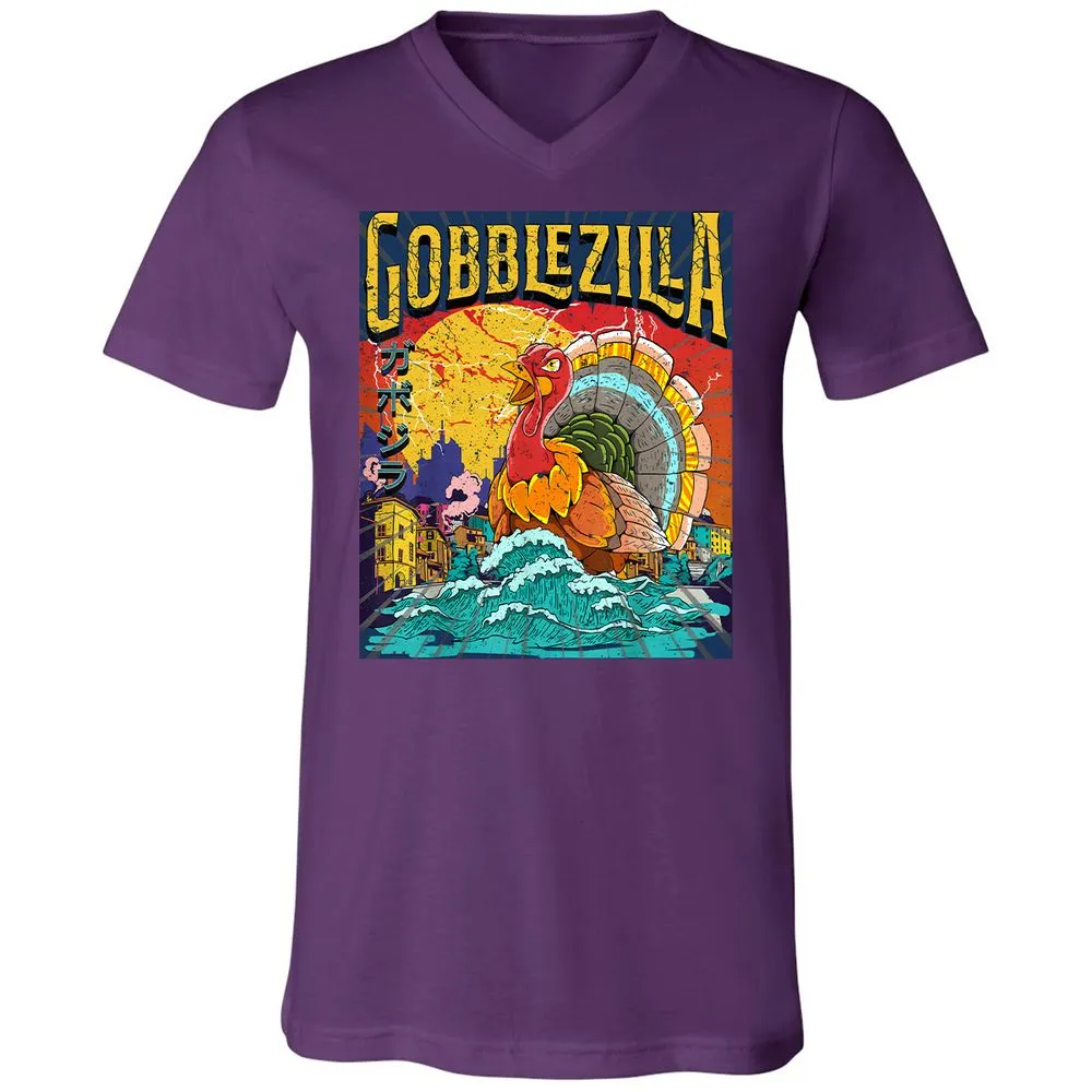 Unisex V-Neck T-Shirt - 96UUY1JW - Team Purple - 9