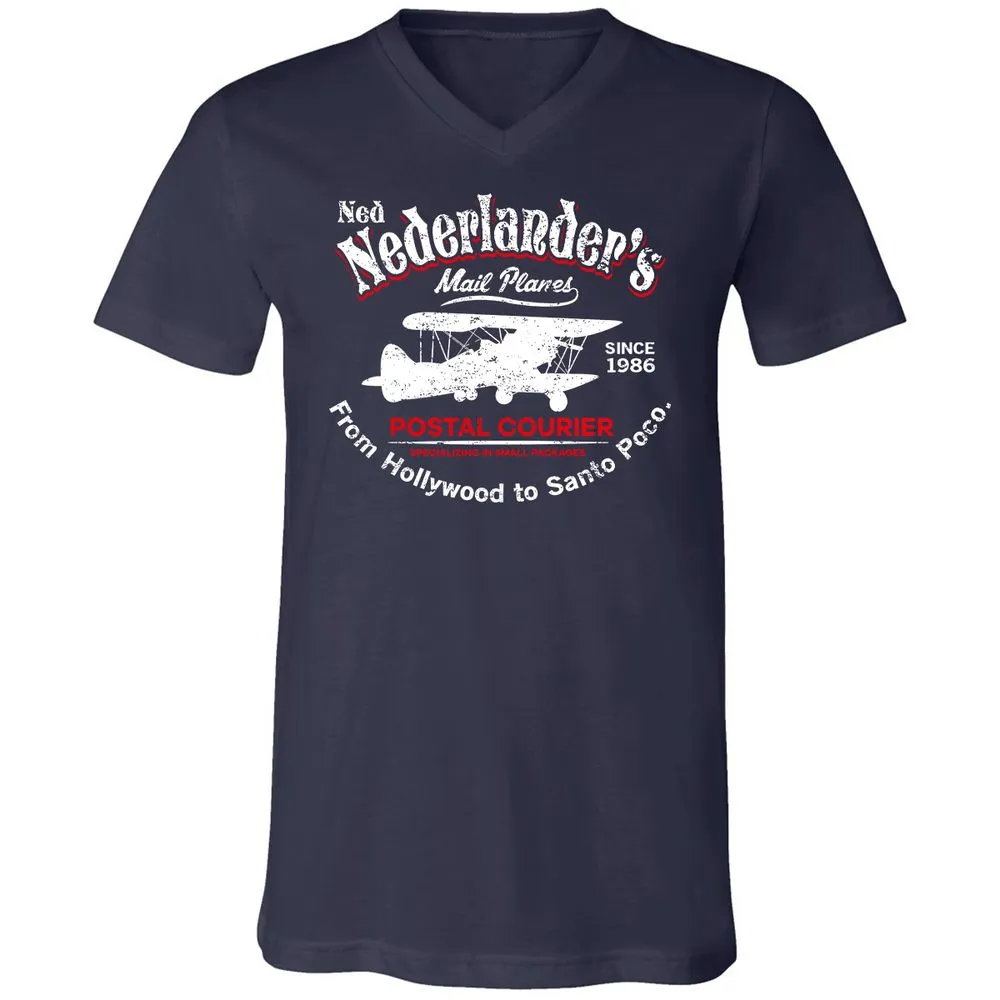Unisex V-Neck T-Shirt - KGC3GPL1 - Navy - 2