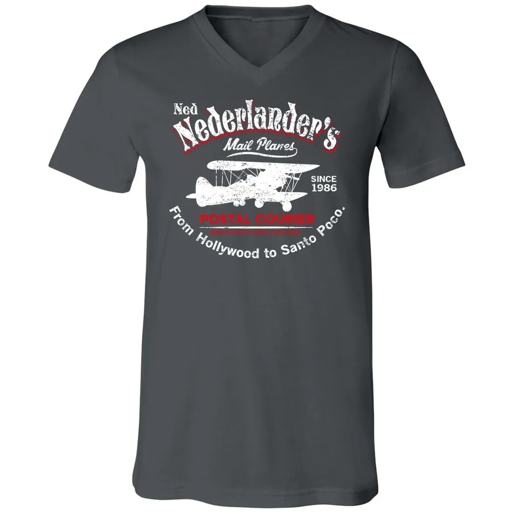 Unisex V-Neck T-Shirt - KGC3GPL1 - Asphalt - 12