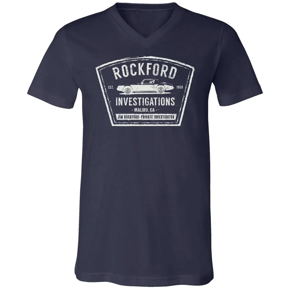 Unisex V-Neck T-Shirt - 7N4H7ENE - Navy - 2