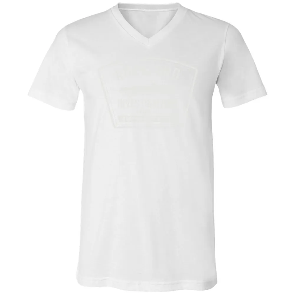 Unisex V-Neck T-Shirt - 7N4H7ENE - White - 5