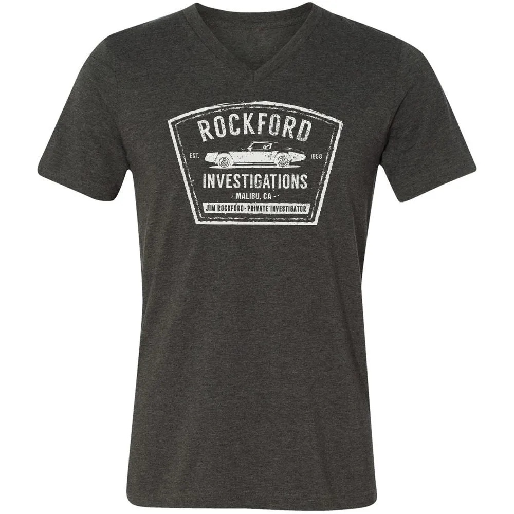 Unisex V-Neck T-Shirt - 7N4H7ENE - Dark Grey Heather - 8