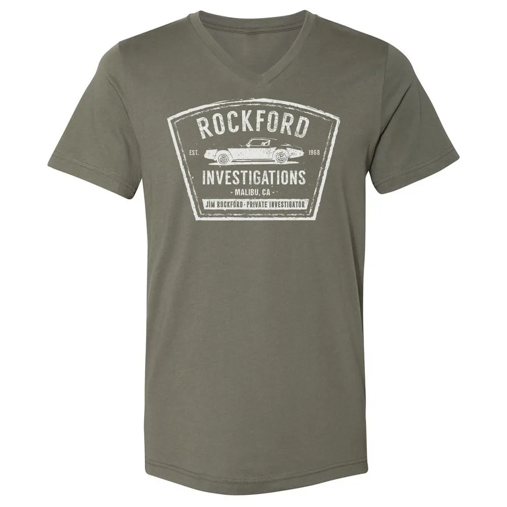 Unisex V-Neck T-Shirt - 7N4H7ENE - Military Green - 10