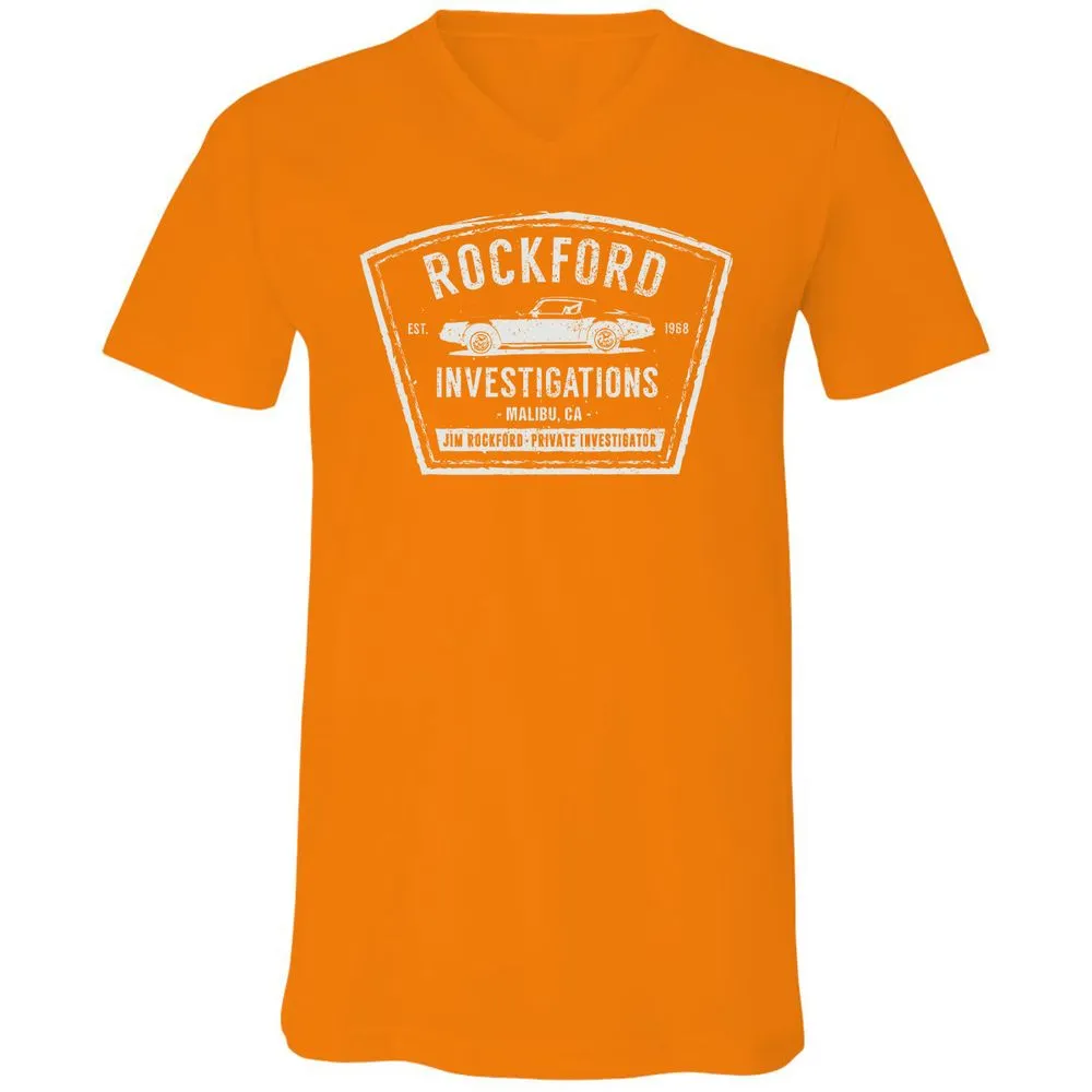 Unisex V-Neck T-Shirt - 7N4H7ENE - Orange - 11