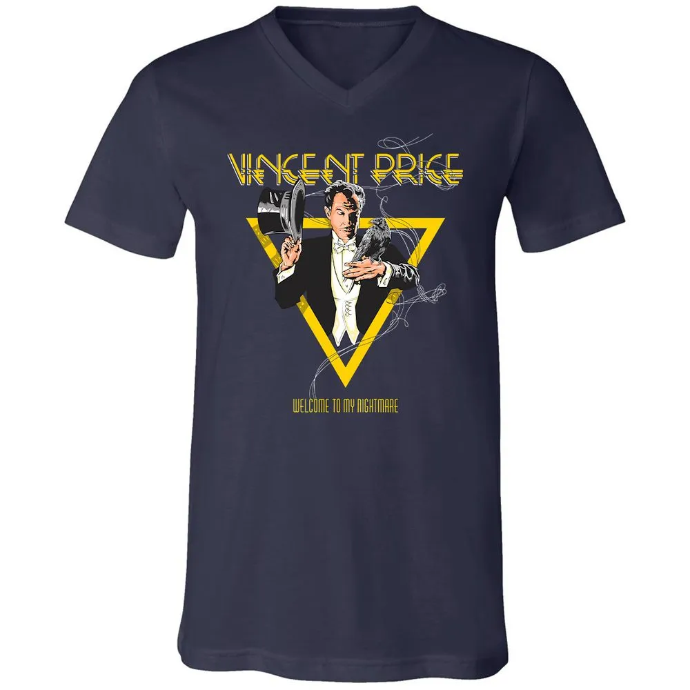 Unisex V-Neck T-Shirt - K8RSXQXG - Navy - 2