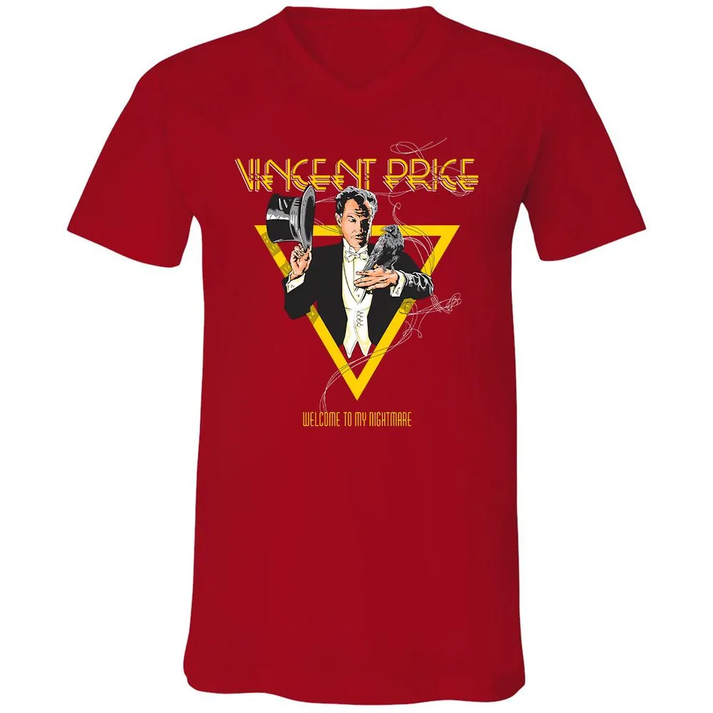 Unisex V-Neck T-Shirt - K8RSXQXG - Red - 3